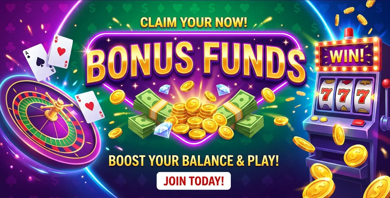 Spin City bonus funds
