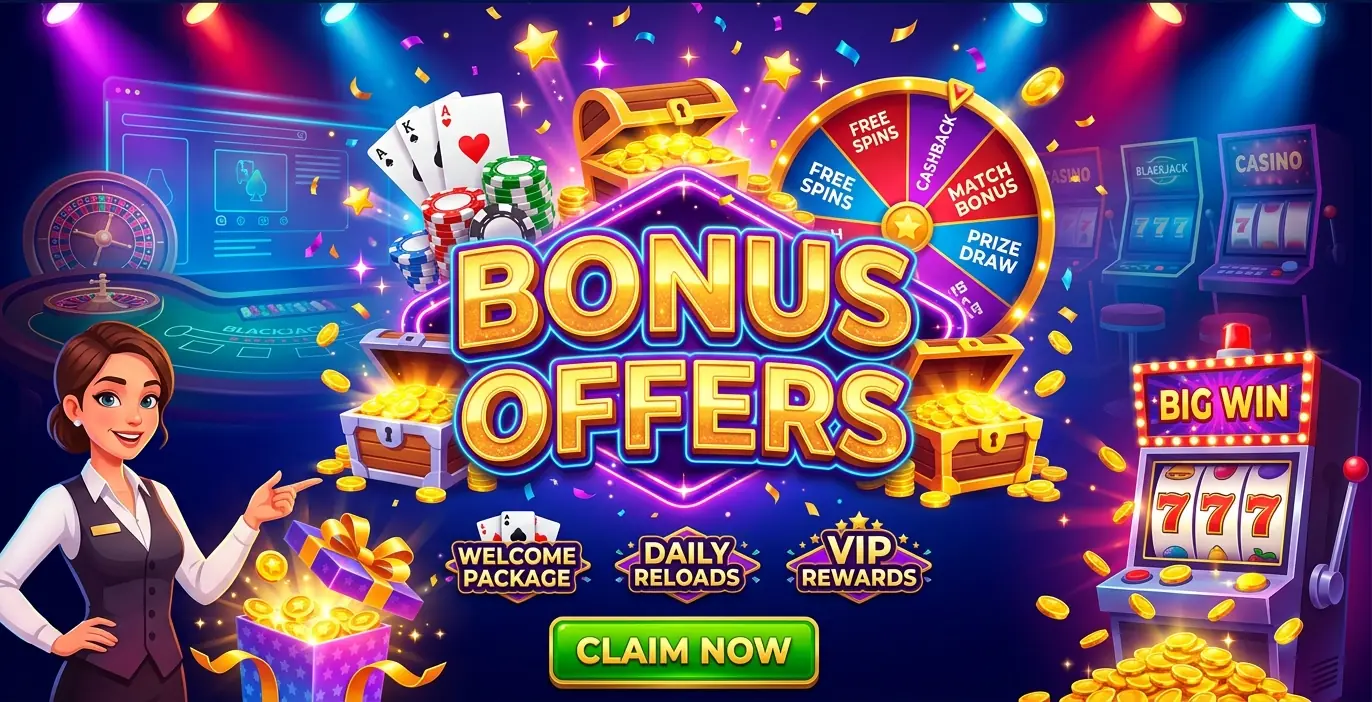 Spin City casino bonus offers